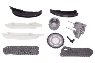 Комплект ланцюгів ГРМ і ПНВТ з шестернями BMW M47/M57 66 и 74 ланки (вир-во KS)