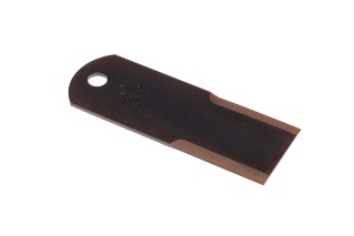 Ніж подрібнювача не рухомий NH гладкий 140х50х3 d=12(84437640,87318524,87618524,52300)(Radura)