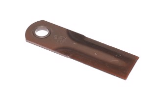 Нож измельчителя подвижный гладкий Claas 175X50X4 d=20 с втулкой (755874, 51071, 52870) (Radura)