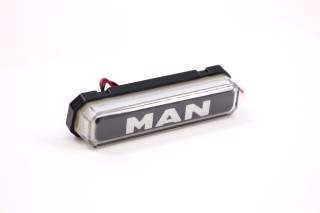Фонарь габаритный 24V LED белый с надписью MAN (TEMPEST)