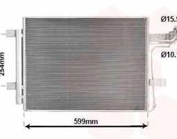 Конденсор кондиціонера MAZDA 3 01/19+ SKYACTIV (Van Wezel)