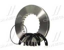 Диск гальмівний з кріпленням 410*45*45 RVI PREMIUM 2, VOLVO FH12,16, FM12 (вир-во Winnard)