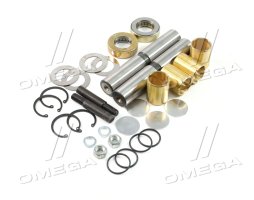 Шкворень в комплекте ЭТАЛОН,ТАТА (СТ D=30) (к-кт на авто, подшипники РОЛИКОВЫЕ) (DETALKA)