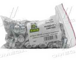 Болт сегмента двойного под отвертку с гайкой жатки комбайна JD М6х25 (овал)(PM-10.9 Zinc)(M-Agro)