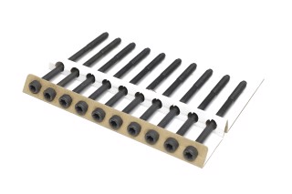 Болт головки циліндрів (компл.) 10 шт. MITSUBISHI LANCER VIII 07-, Peugeot 4008 12- (вир-во Jakopart