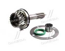 Вал первинний КПП ЗІЛ 130 у зборі (підшипники DETALKA) (DETALKA)