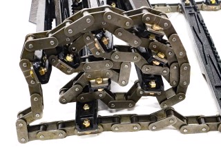 Транспортер 24 планки в зборі з  планками (3 ланцюги), JOHN DEERE STS (Cametet)