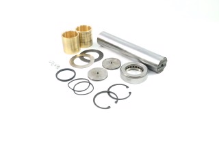 Шкворень в комплекте МАЗ,МАН (к-кт на одну сторону, подшипник DETALKA) (DETALKA)