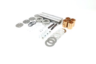 Шкворень в комплекте ПАЗ 3205,ЛАЗ (к-кт на а/м,мост КААЗ,шкворень D=38,подшипники DETALKA) (DETALKA)