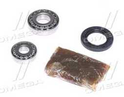 Р/к маточини ГАЗ 3302 ГАЗЕЛЬ колеса переднього (підшипники DETALKA,сальник ПРЕМІУМ,мастило)(DETALKA)