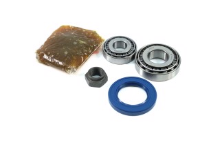 Р/к маточини ГАЗЕЛЬ колеса переднього з 2003 року(підшипники DETALKA,сальник,гайка,мастило)(DETALKA)