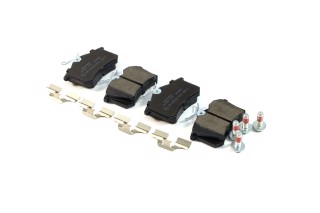 Колодки гальмівні дискові задні Citroen BERLINGO; C4; C3; DS3; Peugeot PARTNER (вир-во Jakoparts)