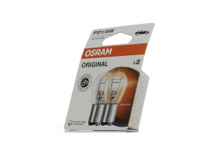 Лампа вспомогат. освещения P21/5W 12V 21/5W BAY15d (2шт.) blister eco-упаковка (пр-во OSRAM)