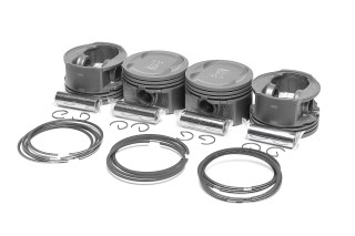 Поршень циліндра ЗМЗ 405 d=96,5 (Поршень+Палець+П/кільця+Ст/к) (гр.А) фосфатов.М/К (RIDER)