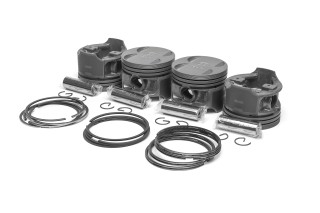 Поршень цилиндра ЗМЗ 406 d=93,0 (Поршень+Палец +П/кольца+Ст/к) (гр.А) фосфатир.М/К (RIDER)