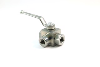 Кран кульовий гідравл. 3-х ходовий 3/8 дюйма (ТМ JUBANA)