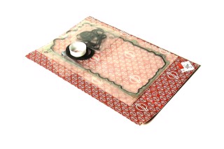 Комплект прокладок, картер BMW N20 піддон алюміній (вир-во Elring)