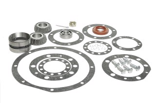 Р/к мосту УАЗ переднього (підшипники DETALKA, сальник ПРЕМІУМ, кріплення) (DETALKA)