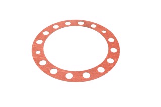 Прокладка ступицы КРАЗ 255 передних колес фланца полуоси (ПАРОНИТОВАЯ 0,8 мм) (DETALKA)