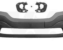 Бампер пер. Renault Trafic 14- (Van Wezel)