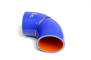 Патрубок повітряного фільтра КАМАЗ кутовий силікон (TEMPEST)