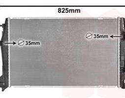 Радиатор охлаждения RENAULT SCENIC 4/09 > 16 (пр-во Van Wezel)