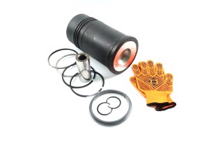 Гільзо-комплект ЯМЗ 236 (Г+П гр.А+поршн.кільця+палець+стопорні та кільця ущільнювачів) (DETALKA)