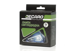 Лампа светодиодная H1 LED 6500K 12V NF <DECARO>
