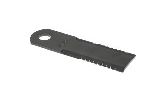 Ніж подрібнювача (борована сталь) зубчастий, 175 x 50 x 4 (отвір 20.1 мм) (Cametet)