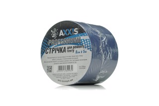 Скотч для ремонту тенту PROFESSIONAL 8см*5м (синій) <AXXIS>