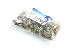 Заклепка 6,35х19 L12 накладки барабанного гальма (полутрубчаста) (100 шт.) (TEMPEST)