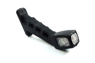 Фонарь габаритный LED (трехцветный кривой лонг) (упакованные L+R, цена за шт) (TEMPEST)