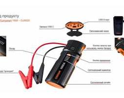 Пусковий пристрій BATTERYjumpstart 1000 / 8000mAh (вир-во OSRAM)