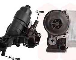 Радіатор масляний RENAULT MEGANE/ SCENIC 16+ (вир-во Van Wezel)