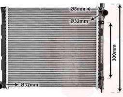 Радіатор охолодження двигуна LAND ROVER FREELANDER -06 (Van Wezel)