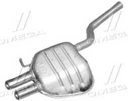 Глушник задн. SKODA OCTAVIA II 2.0 D (вир-во Polmostrow)