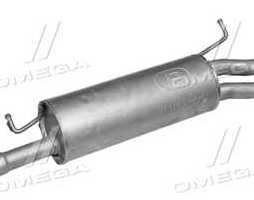 Глушитель задн. (ое 4B0253609A) VW PASSAT 1.9 D (пр-во Polmostrow)