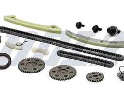 Комплект ланцюгів ГРМ і маслонасоса з шестернями FORD 1,8/2,0 16V 00- (вир-во DOLZ)
