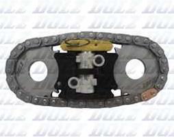 Комплект цепи ГРМ с натяжителем FIAT/IVECO 2,3 JTDM 16V F1AE (пр-во DOLZ)