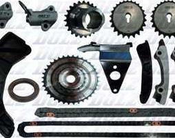 Комплект ланцюгів ГРМ та ПНВТ з шестернями HYUNDAI/KIA 1,4-1,7 16V CRDi (вир-во DOLZ)