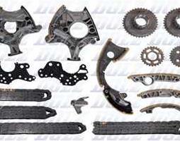 Комплект ланцюгів ГРМ та балансирного валу з шестернями AUDI 3,2 FSI -08 (вир-во DOLZ)