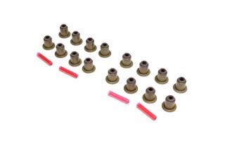 Комплект сальників клапанів (16шт) PSA 2,0/2,2 HDi DW10/DW12 06- (вир-во Elring)