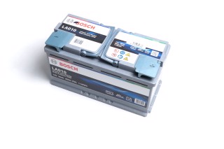 Акумулятор 95Ah-12v BOSCH AGM (LA010) (353x175x190),R,EN850 Dual Purpose
