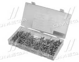 Набор алюмінієвих заклепок 2,4-4,8мм 400шт. (RIDER)