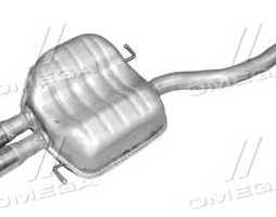 Глушник задн. (ое 3C0253609J) VW PASSAT 2.0 TFSi (2005-10) (вир-во Polmostrow)