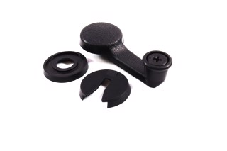 Ручка склопідйомника МАЗ у зборі (ручка, облицювання, розетка) (DETALKA)