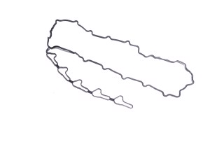 Прокладка, кришка головки блоку SSANGYONG 2.7XDI D27DT/OM 665.935 (вир-во Elring)