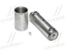 Палець вушка ресори передньої КАМАЗ у зборі (втулка сталева, маслянка) (DETALKA)