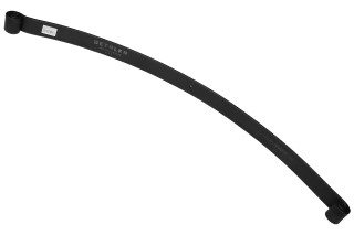 Лист ресори ГАЗ 33104 ВАЛДАЙ №1 передній 3-х листовий (з сайлентблоками, L=1670 мм) (DETALKA)