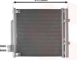 Конденсор кондиционера TESLA MODEL S 11/13+ (Van Wezel)